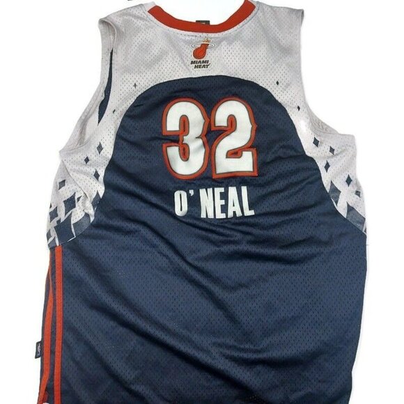 Adidas Mens 2007 All Star Game Jersey Shaquille O'Neal #32 East Miami Heat Sz XL - Picture 2 of 9